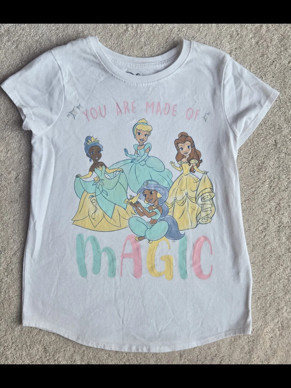 Disney White Girls Princess 'Magic' Graphic Tee